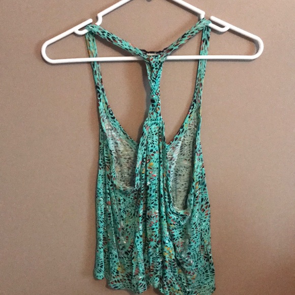 Patterned crop top tank top - Picture 2 of 3